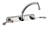 Chicago Faucets W8W-L9E1-317ABCP Workboard Faucet, 8'' Wall